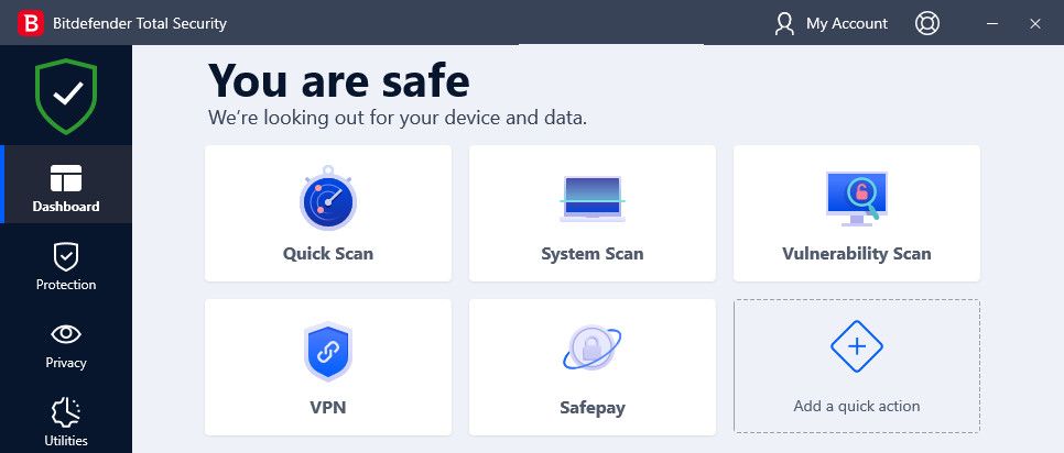Antivírus Bitdefender Total Security