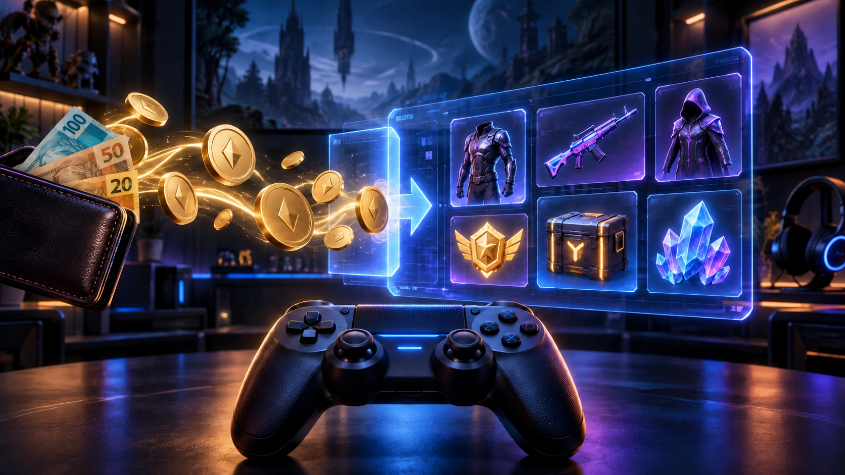 Microtransações em jogos: como funcionam, tipos e riscos