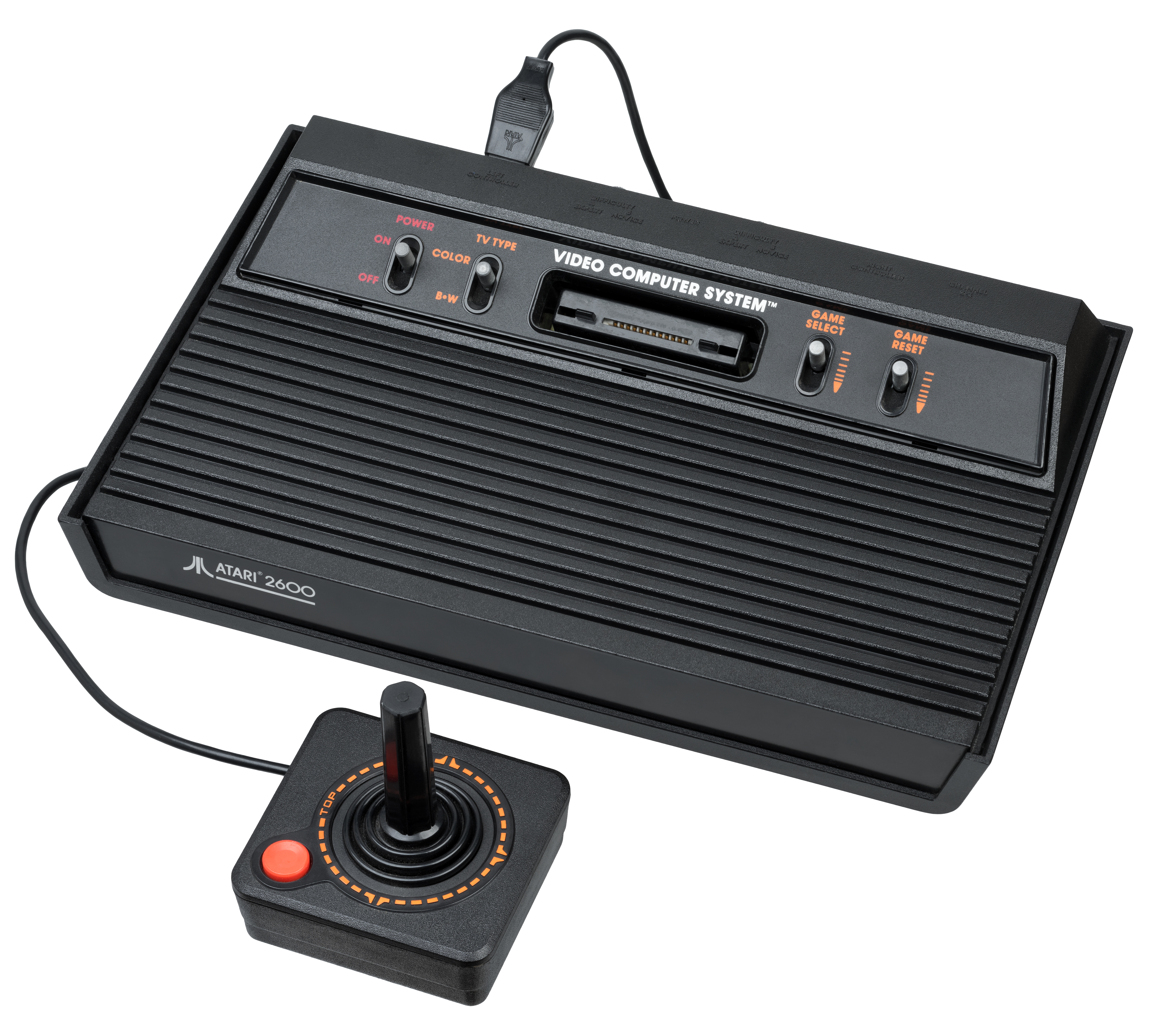 Atari 2600 com seu hardware dedicado à geração do sinal de vídeo